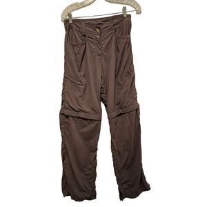 Exofficio Insect Shield Pants Repellant sz 6 Grey Zipper Convertible Cargo